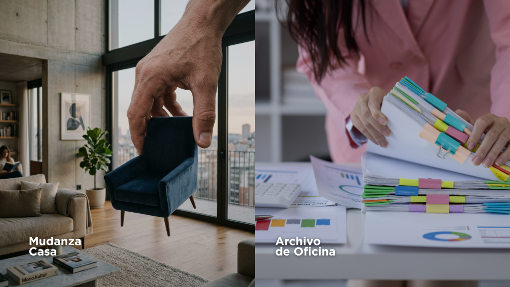 Almacenaje a domicilio para mudanzas de casa y archivo de oficina