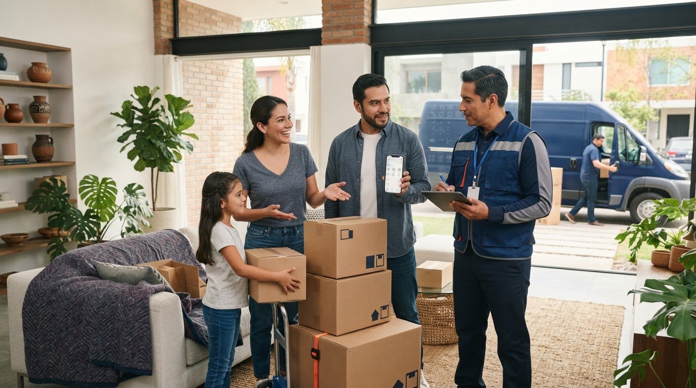 Cajas y muebles preparados para almacenamiento bajo demanda con recolección a domicilio